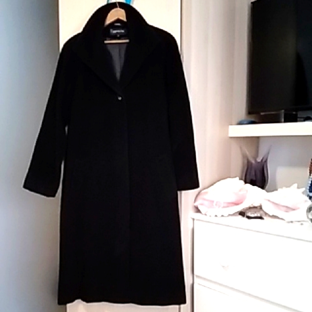 JONS NY Long Wool Coat SZ M/L